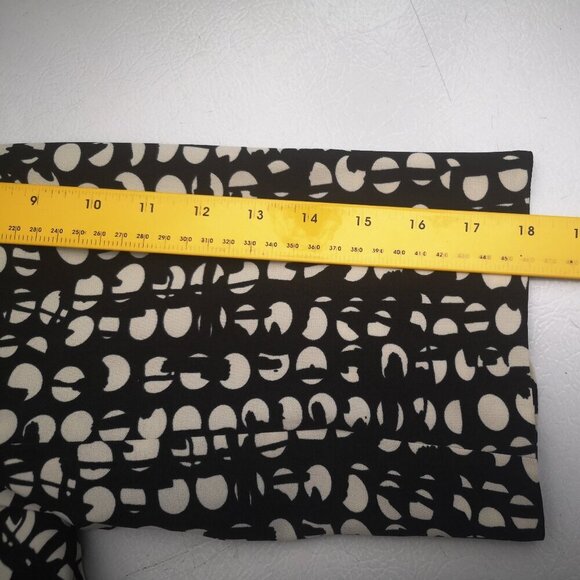 Investments Petites Ladies Size 16P Black & Ivory Pattern Fully Lined Blazer - Picture 8 of 9